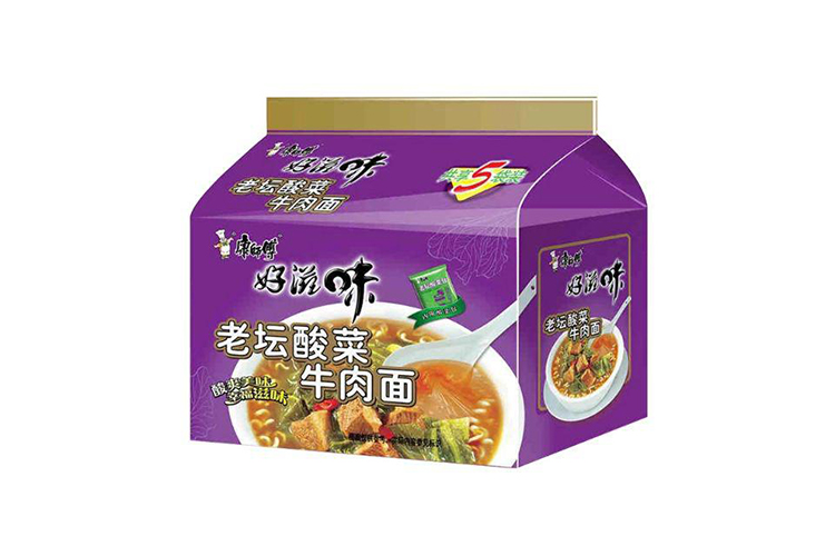 MASTER KANG HAOZHIWEI SAUEKRAUT BEEF NOODLE 5PACKS